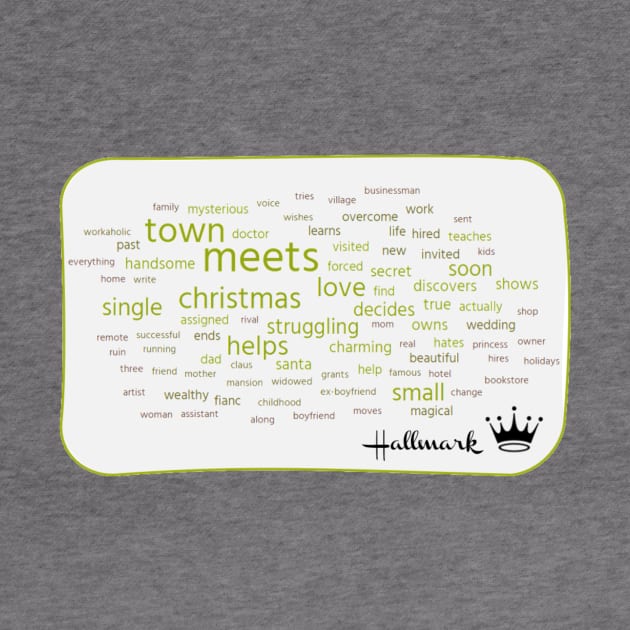 Hallmark Christmas Word Cloud by Sonicling